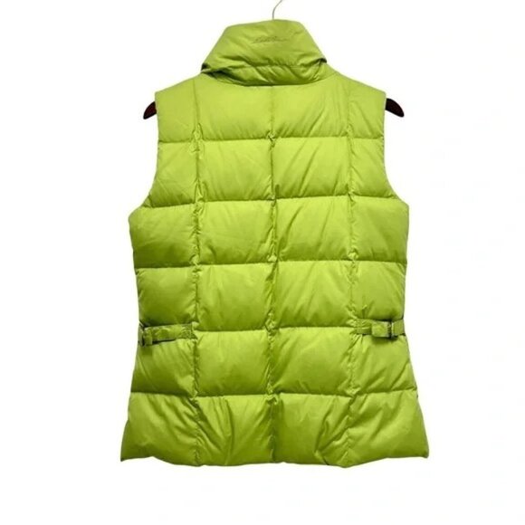Eddie Bauer Green Premium Goose Down Puffer Vest Size XS - Picture 3 of 5